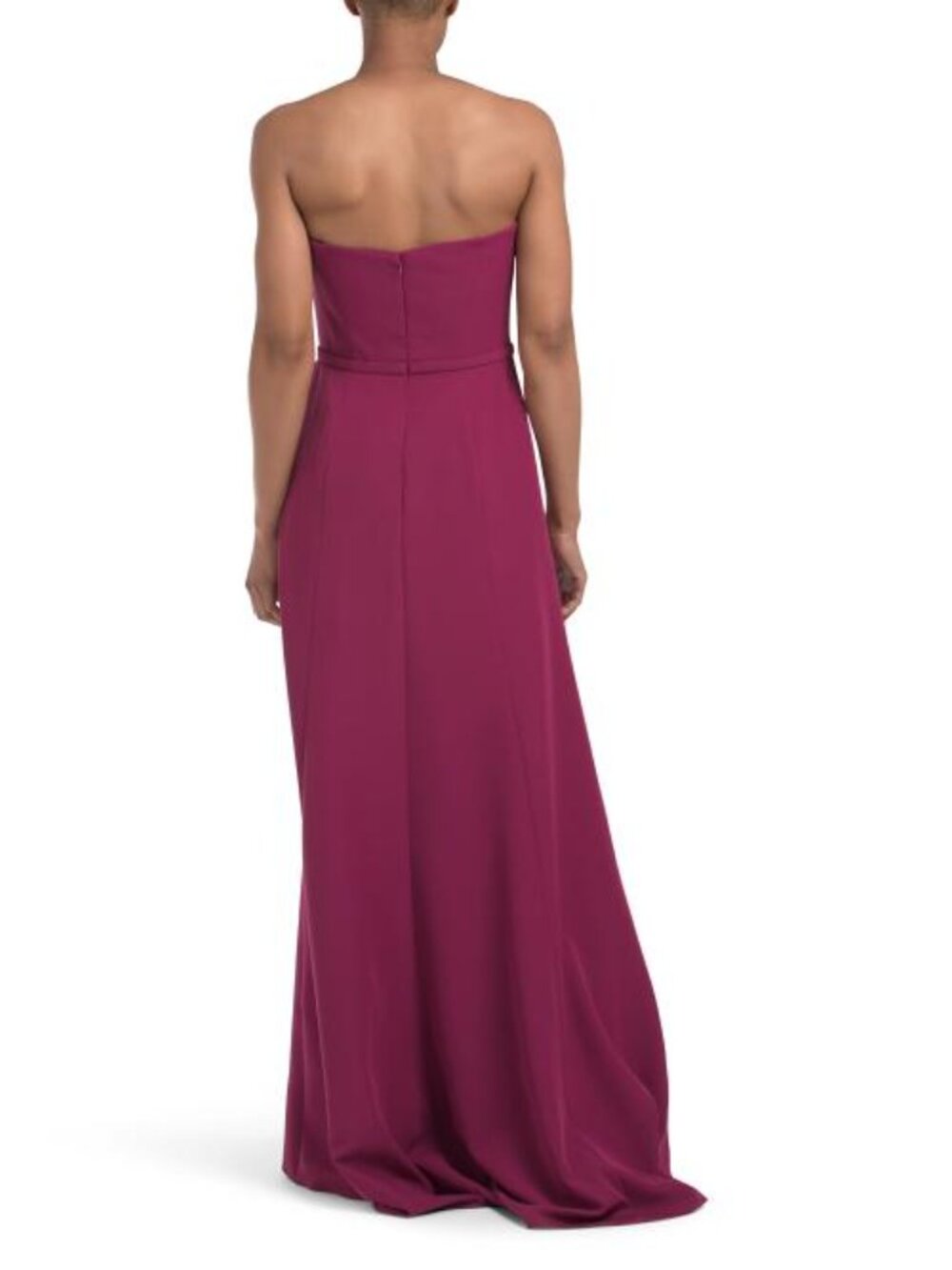 RENE BY RENE RUIZ Strapless Cascading Ruffle Embellished Gown - Picture 2 of 5